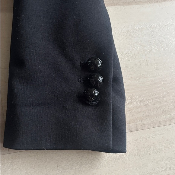 zara basic womens blazer black sz small - Picture 2 of 6
